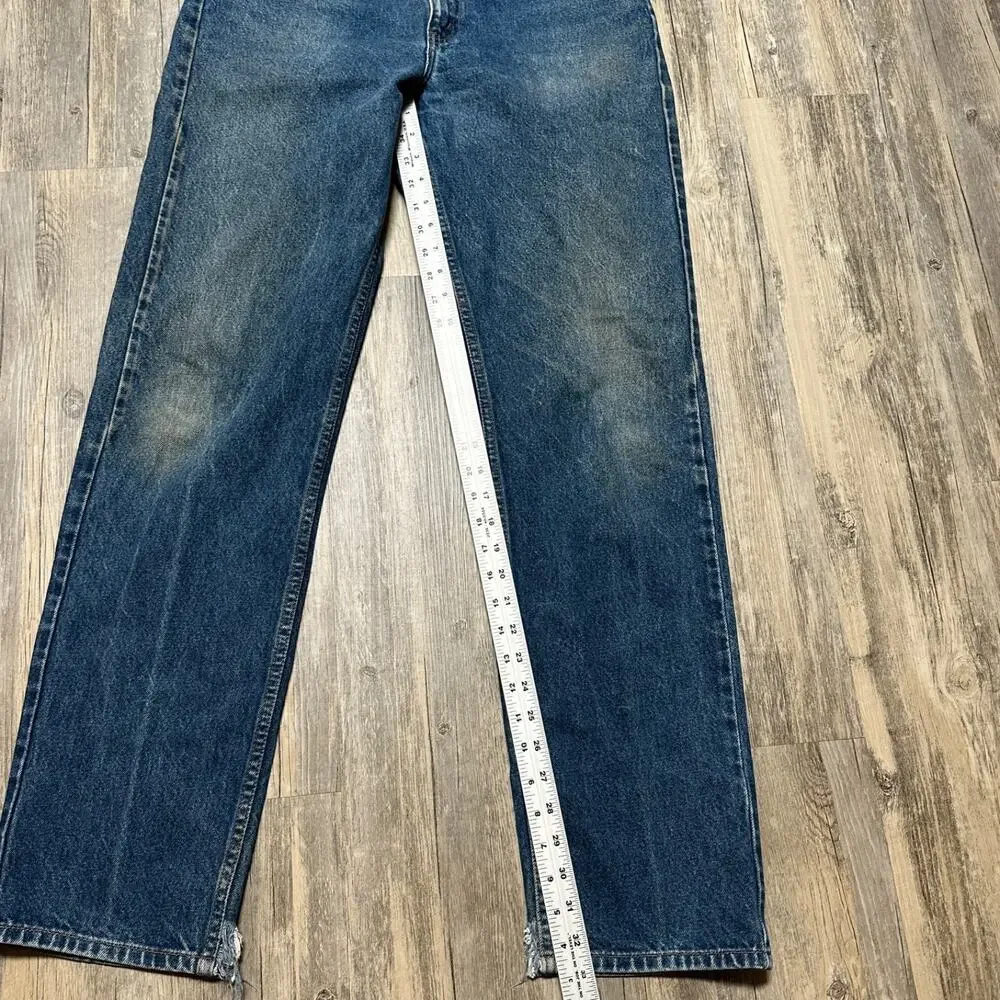 Vintage Levi’s 505 Jeans Mens 35x34 Blue Denim Orange Tab Regular Fit Straight